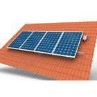 Clay Tile Roof Solar Mounting System Photovoltaic Stents Racking Galvanized Surface Easy Maintenance