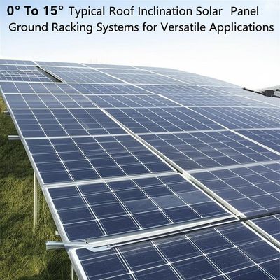 좋은 가격 0° To 15° Typical Roof Inclination Solar Panel Ground Racking Systems for Versatile Applications 온라인으로