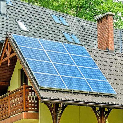 좋은 가격 그리드 10 kw 양극 산화된 지붕 장착 태양력 에너지 장치 위의 가정용 온라인으로