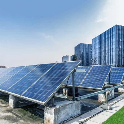 좋은 가격 시스템 ISO14001을 탑재하는 20 deg 틸팅 평평한 콘크리트 지붕 태양 랙 온라인으로