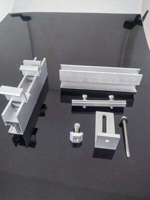 좋은 가격 기와 지붕 태양광 패널 장착 시스템 (L자형 풋 브래킷 포함) 온라인으로