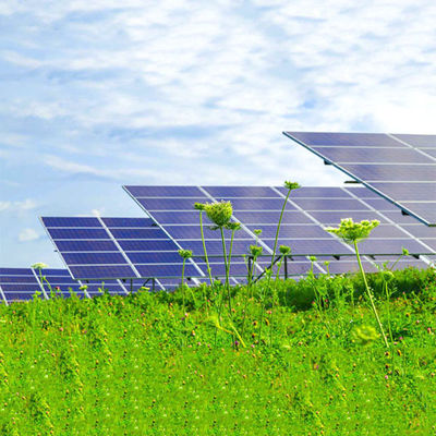 뜨거운 복각 직류 전기를 통한 강철 태양 전지판 지상 설치 체계에 의하여 지상에 놓이는 식물 더미