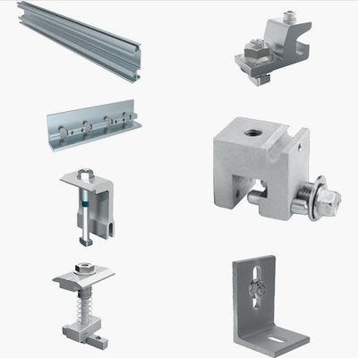 PV 태양 전지를 위한 지붕 & 땅 태양 마운팅 액세서리 완강한 저항 OEM 패널 프레임