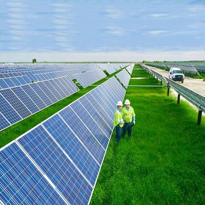 좋은 가격 Natural Or Customized Galvanized Stainless Metal Solar Photovoltaic Ground Mounting Systems 온라인으로