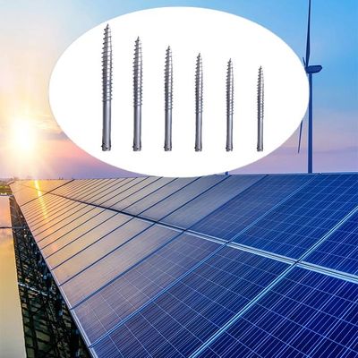 좋은 가격 Hot Dip Galvanized Ground Screw Piles 2.75mm 3mm 3.5mm Thickness 온라인으로