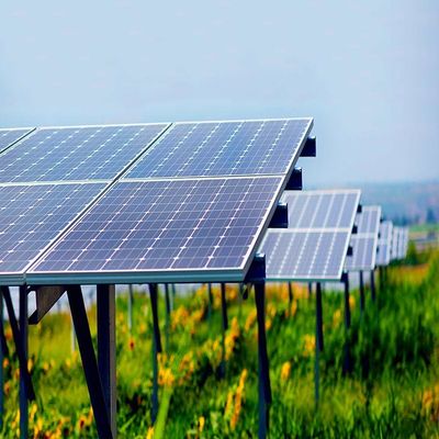 좋은 가격 철골 Q235 Q245 알루미늄 6005-T5 PV 패널 지상 장착 시스템 온라인으로