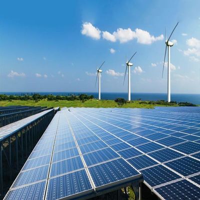 양극 산화된 직류 전기로 자극된 스테인레스 강 PV 래킹 시스템 주문 제작된 크기