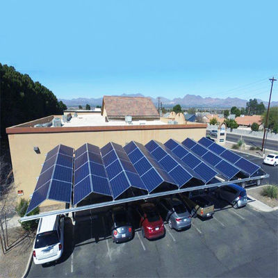 HDG Q345 현대 간이차고 태양 랙 마운팅 시스템