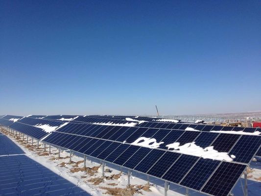 뜨거운 담궈진 직류 전기를 통한/양극 처리 PV 설치 체계를 가진 Q235B Q345B 태양 전지판 부류